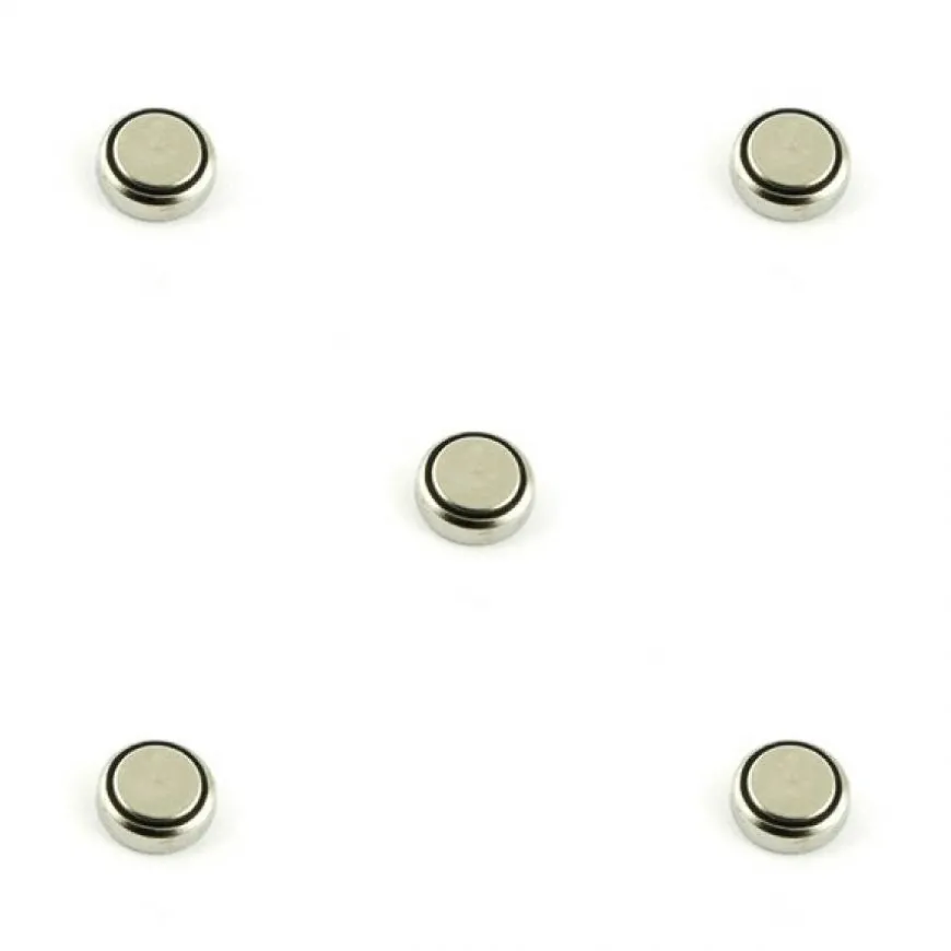 Pack de 5 Batteries 1,5 V alcaline AG2 pour montre