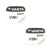 Pack de 2 Piles de montre 390 Varta 1,55 V alcaline