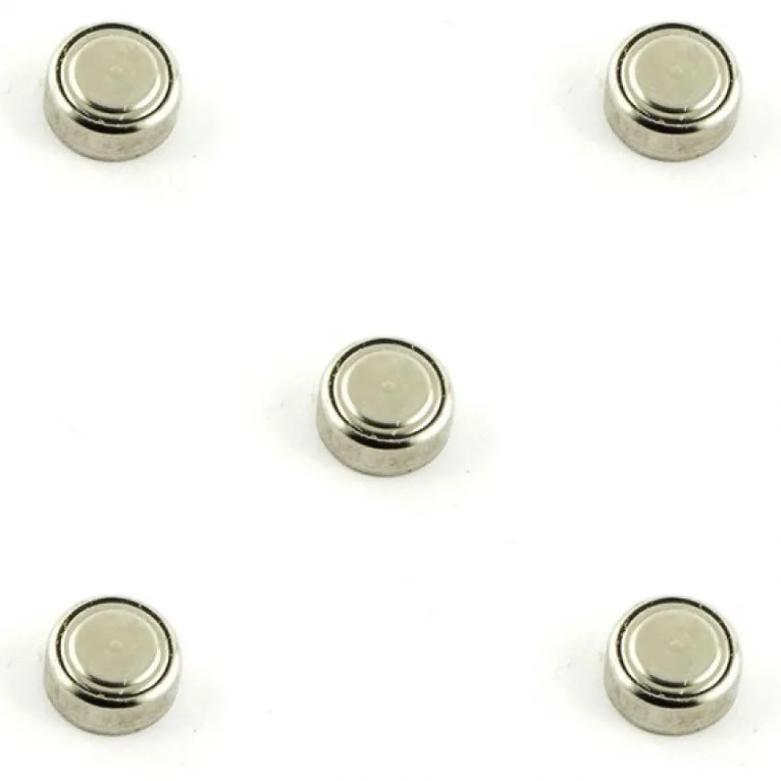 Pack de 5 Piles pour montre AG13 alcaline 1,5 V