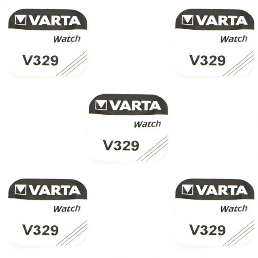 Pack de 5 Piles Varta 329