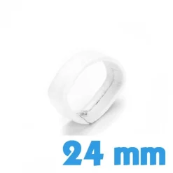 Passant de montre 24 mm  - Blanc