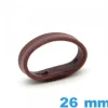 Passant de montre 26 mm pas cher - Brun Rouge