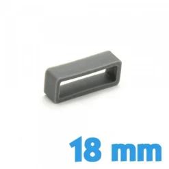 Passant de Montre 18 mm silicone Gris