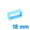 Passant de montre Silicone Bleu 18 mm
