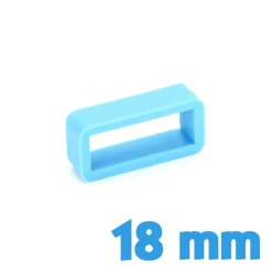 Passant de montre Silicone Bleu 18 mm
