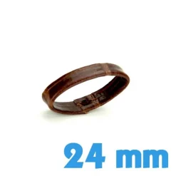 Passant Faux cuir Brun 24 mm de bracelet