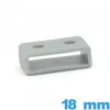 Passant montre  Casio Series 18 mm  - Gris