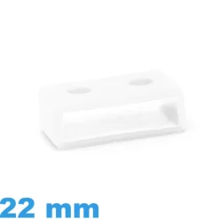 Passant Montre compatible Casio G Shock 22 mm Silicone Blanc