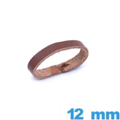 Passant pour Bracelet de Montre 12 mm Cuir Brun