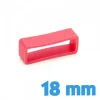Passant pour Bracelet de Montre 18 mm Silicone Corail