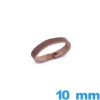 Passant pour Bracelet Montre 10 mm Cuir Véritable Marron