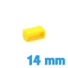 Passant pour bracelet Silicone Jaune 14 mm