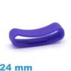 Passant pour Suunto Montre Connectée Silicone Violet 24 mm
