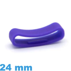 Passant pour Suunto Montre Connectée Silicone Violet 24 mm