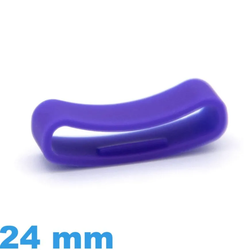 Passant pour Suunto Montre Connectée Silicone Violet 24 mm