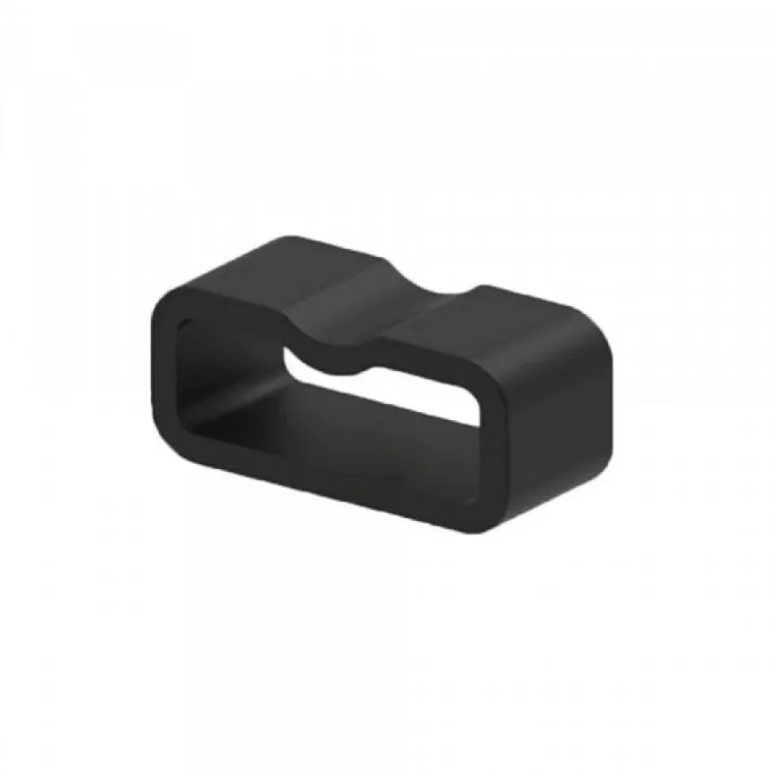 Passant pour Xiaomi Mi Band 5 Silicone Noir