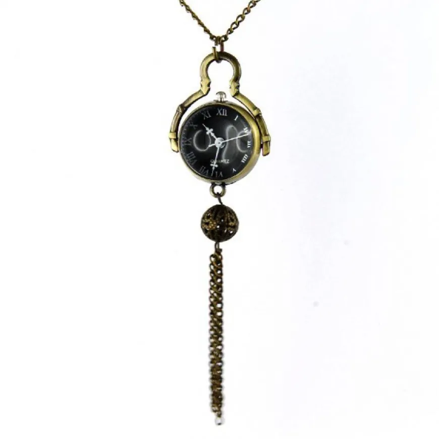 Pendentif montre pas cher antique pour femme vintage steampunk