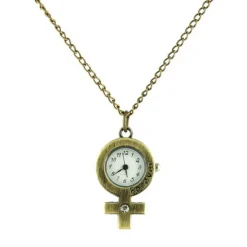 Pendentif montre pas chère signe masculin, chaine fournie
