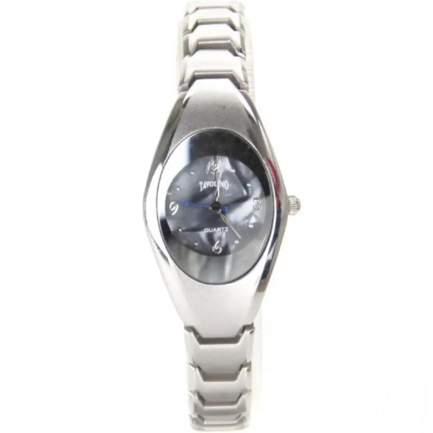 Petite Montre Femme Métal Argenté Tavolino