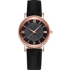 Petite montre femme pas chère noire