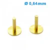 Pied de cadran pour mouvement de montre diamètre 0,64 mm
