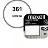 Pile Maxell 361 1,55 V oxyde d'argent montre