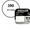Pile pour montre 1,55 V 390 Maxell oxyde d'argent