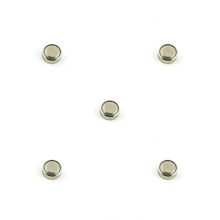 5 Piles AG12 1,5V alcaline pour montre