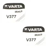 2 Piles pour Montre SR626SW - 377 Varta 1,55 V