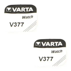2 Piles pour Montre SR626SW - 377 Varta 1,55 V