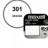 Pile 1,55 V 301 oxyde d'argent Maxell pour montre