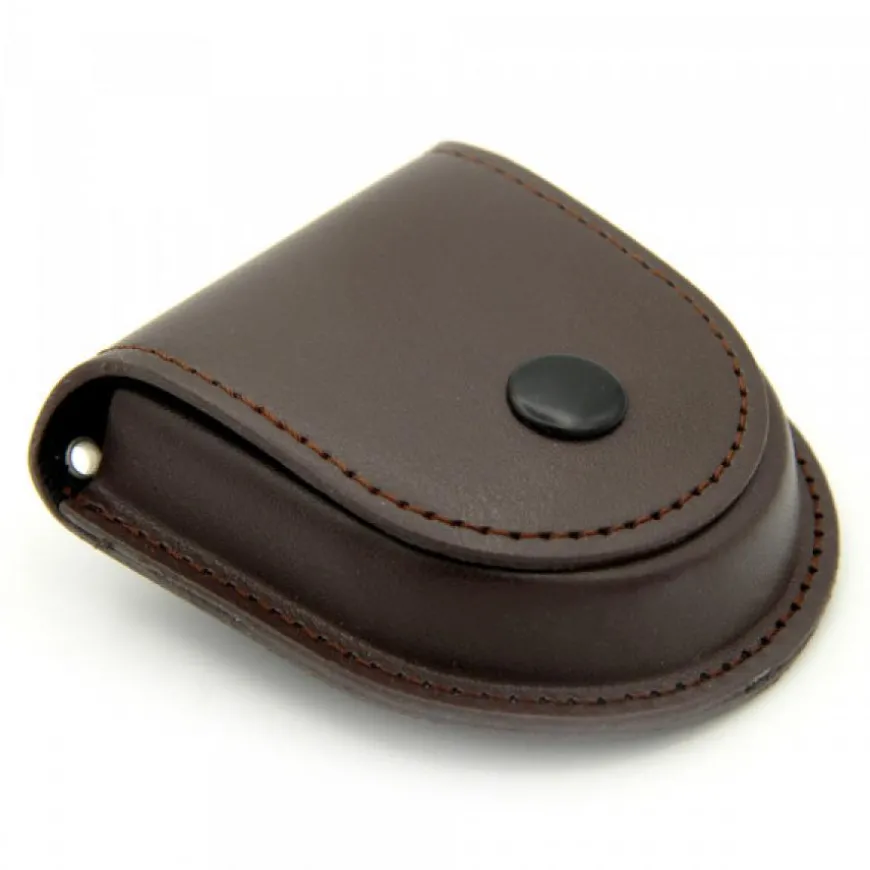 Pochette large montre à gousset 48 mm marron - attache ceinture