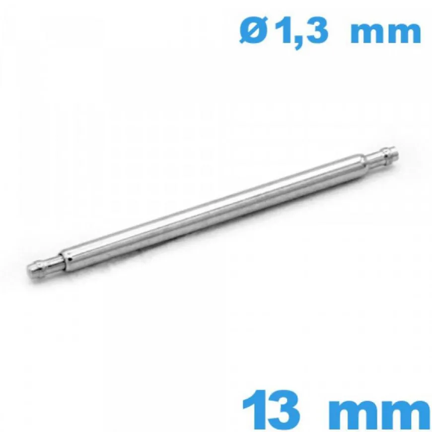 1 Pompe A petite pointe 13 mm pour réparation bracelet montre d :1,3 mm épaulement simple