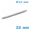 1 Pompe A pointe courte 22mm bracelet diam : 1,3 mm épaulement simple