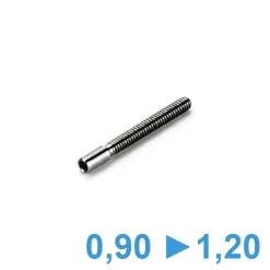 Rallonge tige de remontoir de 0,90 mm à 1,20 mm