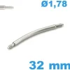 1 Springbar 32 mm diam : 1,78 mm arquée