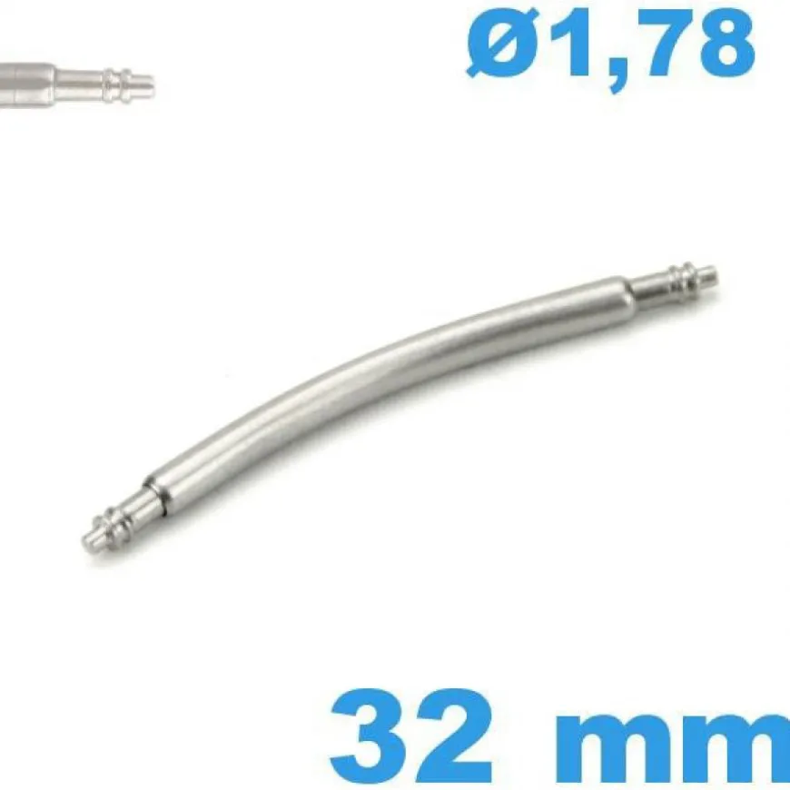 1 Springbar 32 mm diam : 1,78 mm arquée