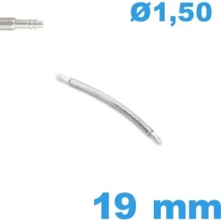 1 Springbar 19mm incurvée