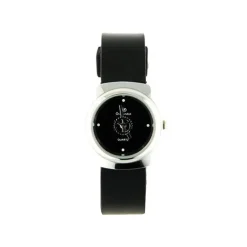 Style épuré montre femme pas chère bracelet noir