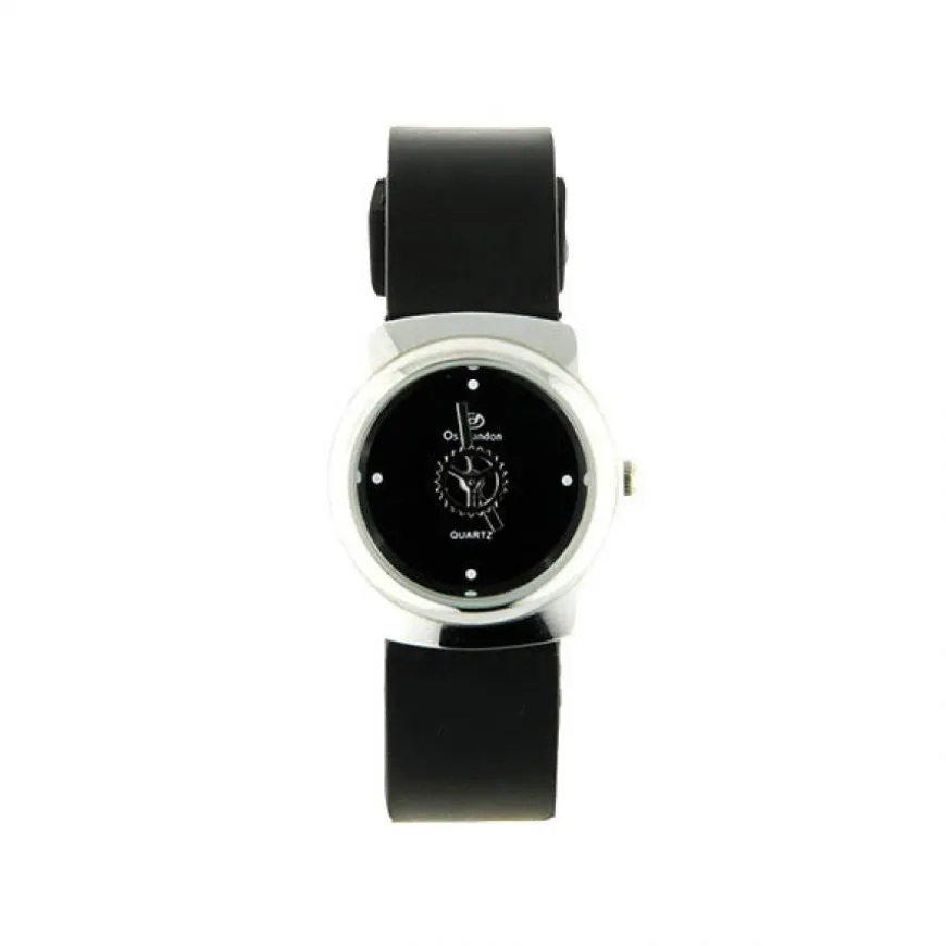 Style épuré montre femme pas chère bracelet noir