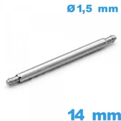 1 Tige bracelet 14mm épaulement simple diam : 1,5 mm