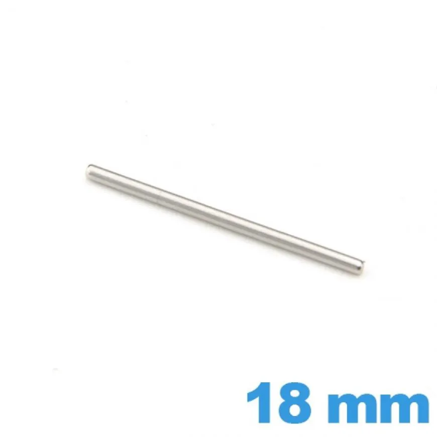 Tige droite diamètre 1.0 mm Longueur : 18mm bracelet métal