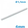 Tige droite 4mm pour bracelet de montre à maillon