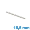Tige droite  montre diamètre 1.0 mm Longueur : 18.5 mm