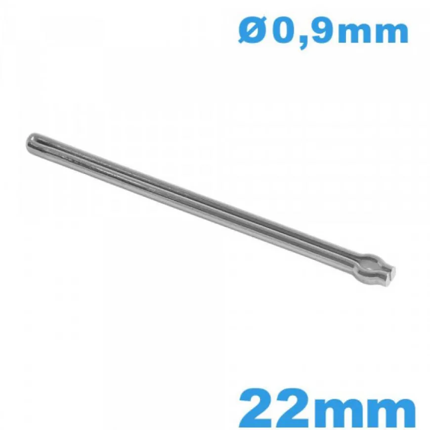 Tige fendue taille 22 mm pour bracelet pour montre