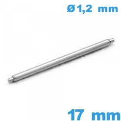 Tige pour Montre 17mm Acier 316L Épaulement Simple Diam 1.2mm