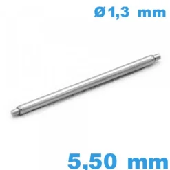 Tige pour Montre 5.5mm Short Bead Diamètre 1.3mm marque IsoSwiss