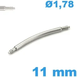 1 Tige à ressort 11mm d :1,78 mm incurvée
