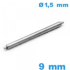 1 Tige à ressort Non téléscopique Suisse 9mm  d :1,5 mm  épaulement simple