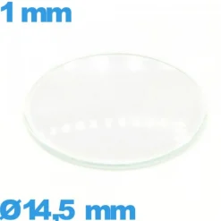 Verre 14,5 mm bombé de montre en verre minéral circulaire